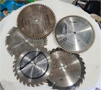 5 Saw Blades-All Carbide Tipped