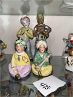 Occupied Japan Indian porcelain figurines