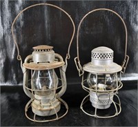 N. Y. C. S. And P. & E Railroad Lanterns