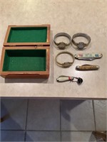 Watches and Knives in Small Box
