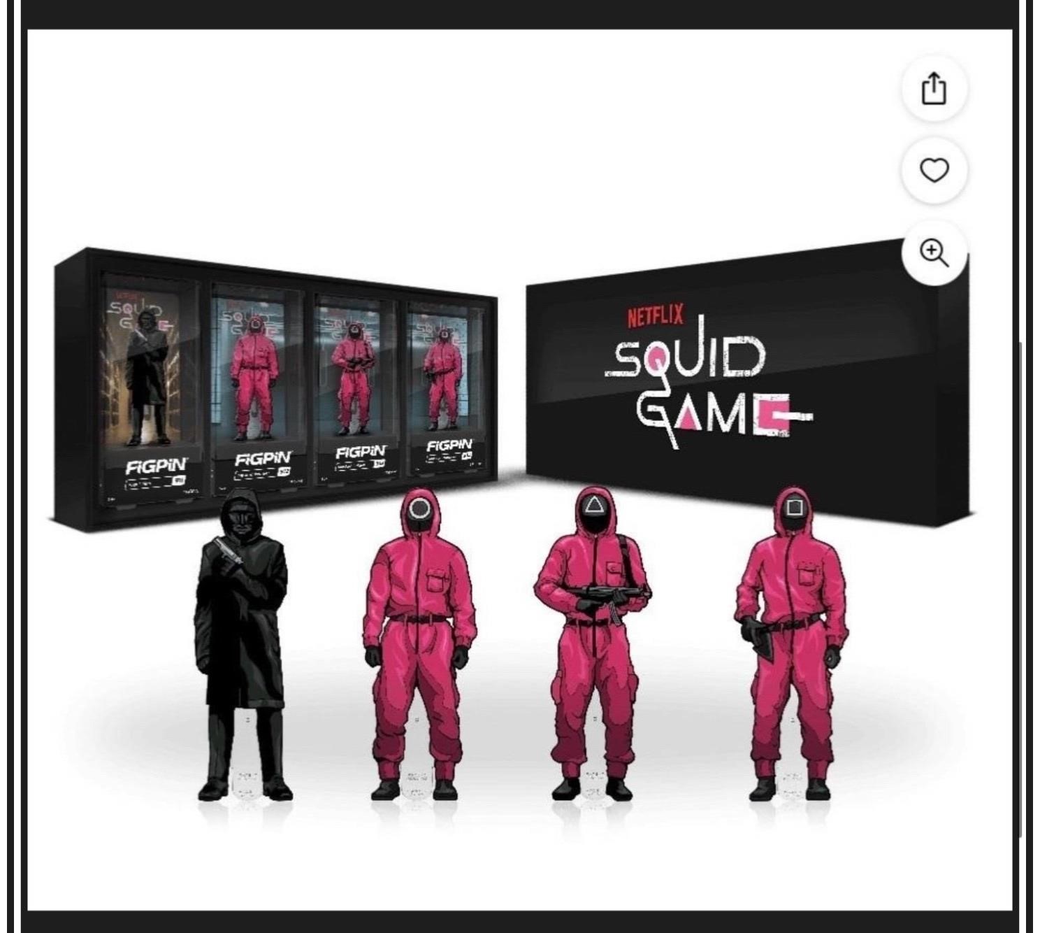 FiGPiN Squid Game 4 Pack Box Set