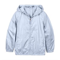 P929  MADHERO Boys Rain Jacket Light Grey 6