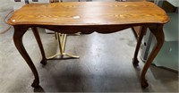 E- Solid Oak Sofa Table