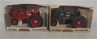 2 Farmall diecast tractor toys