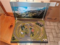 Miniature train set in Meran hardshell briefcase