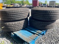 Set Of (4) Michelin LT265-70R17 Radial Tires