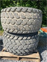 (2) Firestone 21.5L-16.1 Turf Tires W/ Rims