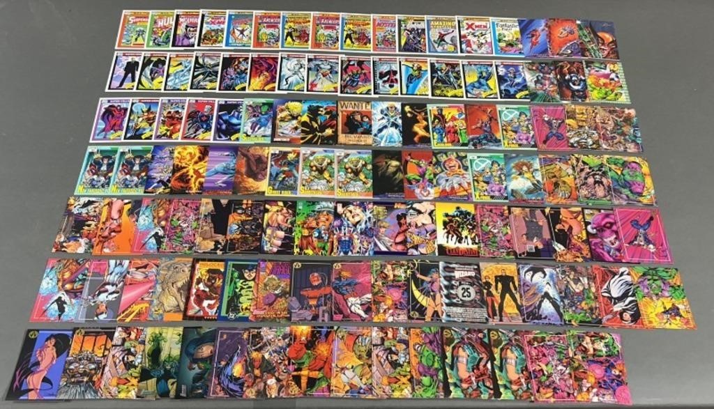 117pc 1990s Marvel & Related Superhero Cards