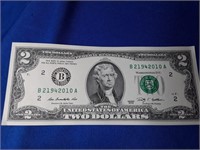 Uncirculated Two Dollar Bill