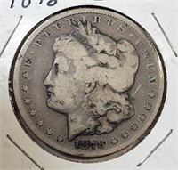 1878-CC Morgan Silver Dollar