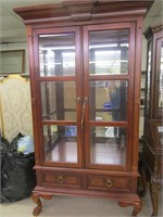 Antique China Cabinet 41"Wx16.5"Dx82"T