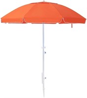 $90---6.5FT Beach Umbrella (Orange)