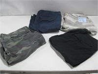 Four Pair Of Men's Cargo Shorts Largest Sz 36