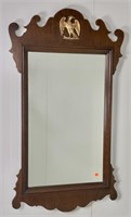 Chippendale mirror, gold Phoenix top,