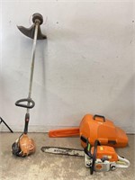 Echo String Trimmer and Stihl Chain Saw