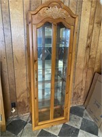 Beautiful Solid Wood Curio Cabinet 81" T x 28" W