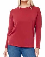UP Ladies Red Long Sleeve Shirt Large