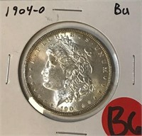 S - 1904-O MORGAN SILVER DOLLAR (B6)