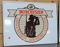 WINCHESTER METAL SIGN