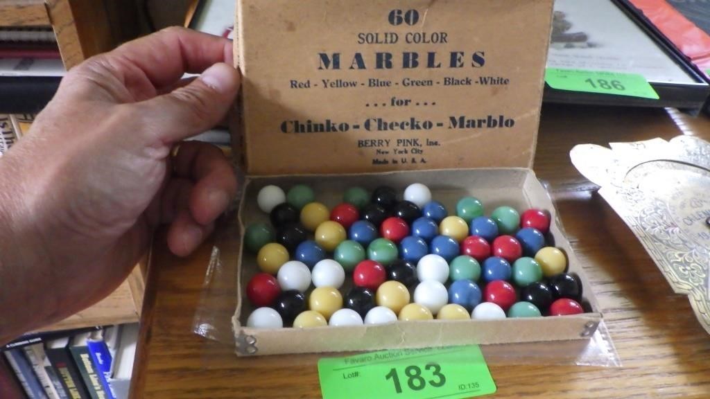 VINTAGE CHINKO-CHECKO-MARBLES