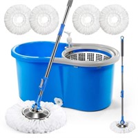 R1686  Mastertop Spin Mop, Bucket Set - 4 Heads