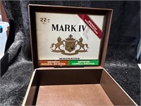 MARK IV PLASTIC CIGAR BOX 9 1/2" X 7 1/2" X 2 1/2"