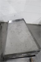 (10) 16 1/2 x 36" Stainless Steel Batch Candy Tray