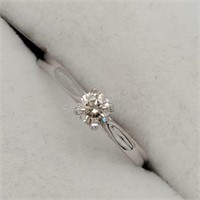 10K White Gold Diamond Ring $1630