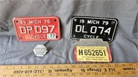 Lot of tags, license plates