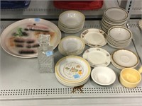 Vintage plates, platters and more.