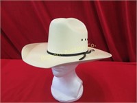 (F) Cowboy Hat Size 6 3/8 Double S