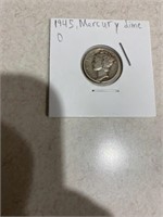 1945 Mercury Dime