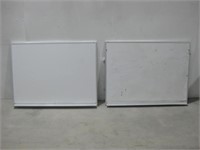 Two Wall Mounted White Boards See Info