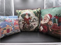 Set of Three Christmas Pillows
