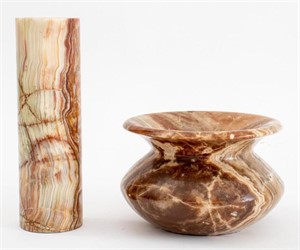 Mid-Century Modern Onyx Vase, 2