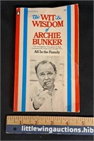 1971 ARCHIE BUNKER WIT & WISDOM Paperback Book
