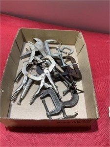 Vice grips and c clamps