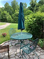 BISTRO SET W/4 CHAIRS