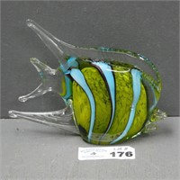 Art Glass Fish Paperweight