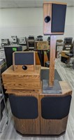 Vtg dbx 5-Piece Speaker Set w/ Wood Veneer.