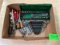 3/8 Inch Socket Set, Wrenches and Nut Drivers