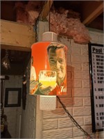 Schlitz Hanging Lighted Beer Sign Lamp Orange
