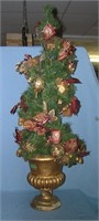 Vintage 43 inch potted Christmas tree