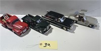 (4) COLLECTIBLE MODEL CARS