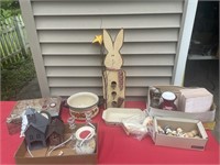 Kitchen items, candles, warmer, Easter, bunny