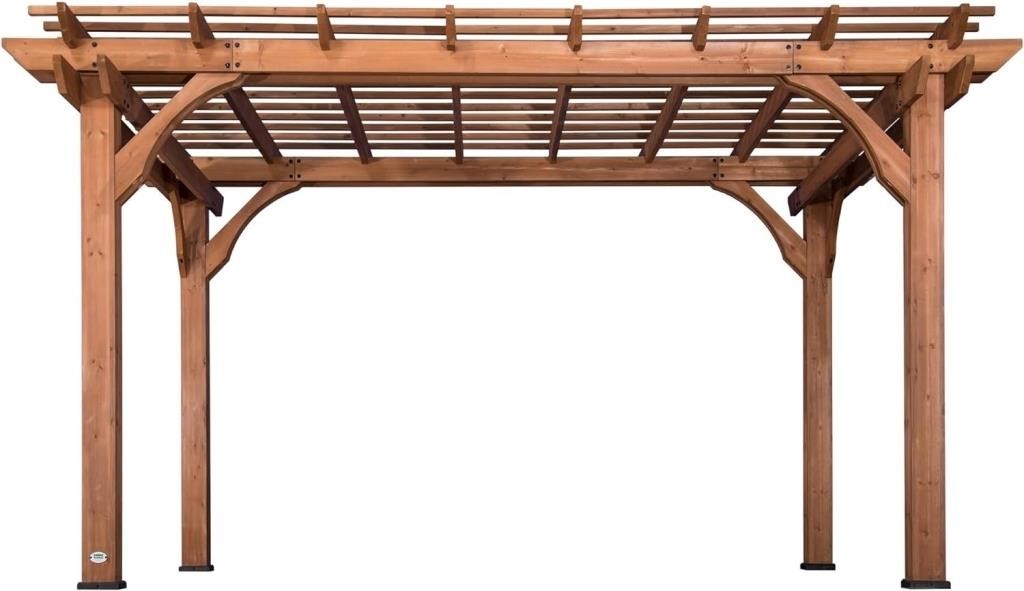 Backyard Discovery 14x10 ft All Cedar Wood Pergola