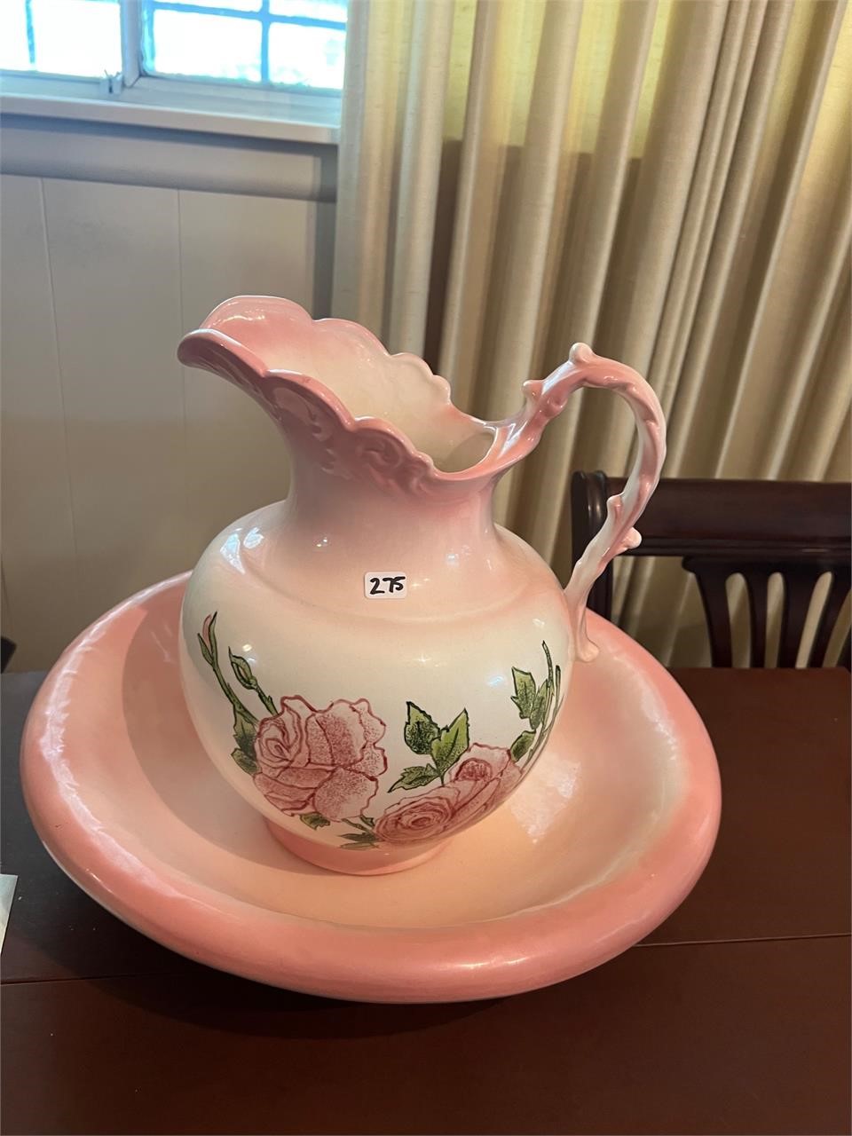 PINK PITCHER AND BASIN