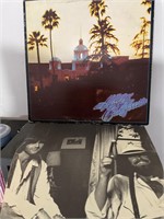 Hotel California record with poster