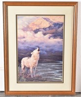 Song of the Artic Wolf Print