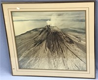 Volcano, double matted and frame photograph   (3)